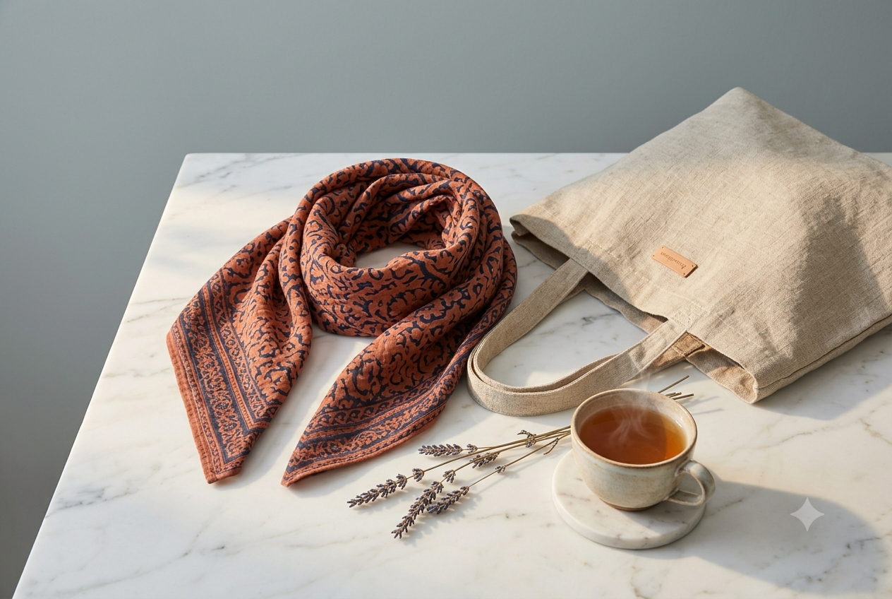Accessories and leather goods from Éclat de Trame