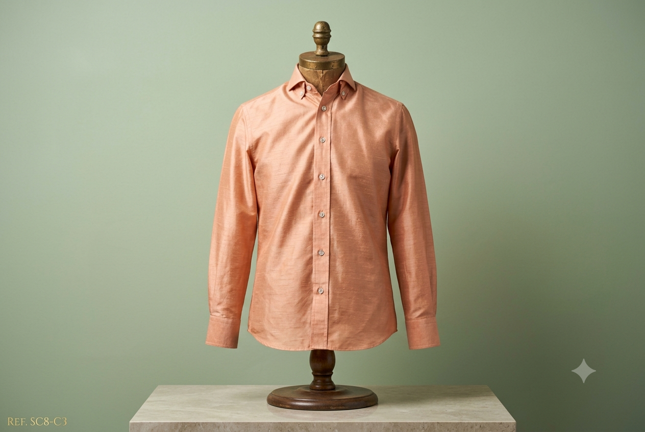 Wild silk chemise blouse from Éclat de Trame