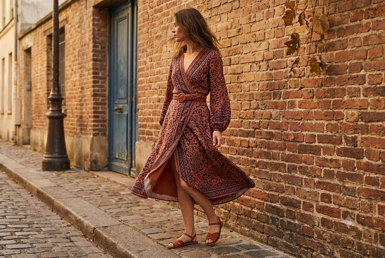 Porte-folio dress from the Éclat de Trame collection