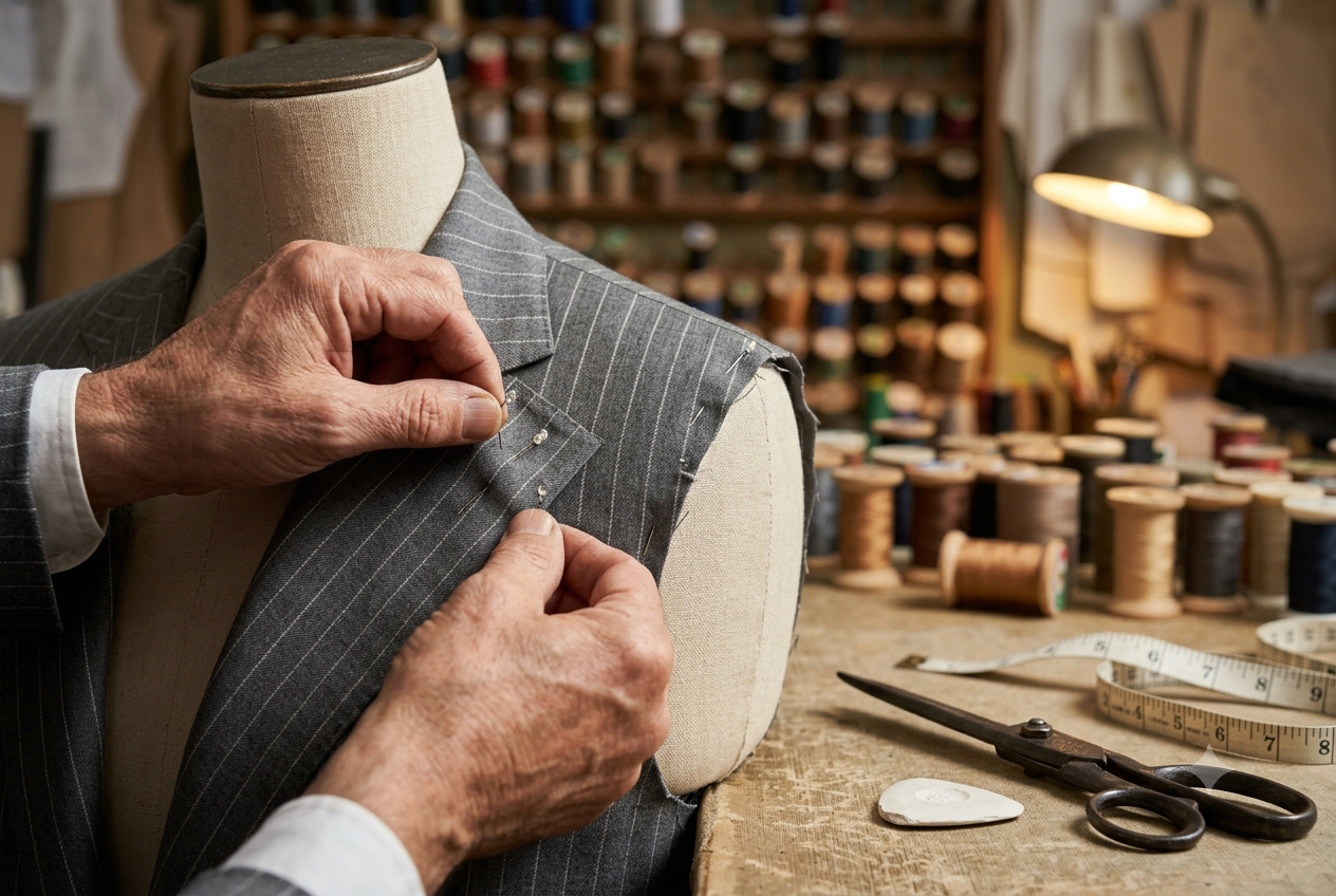 Made-to-measure signature jacket from Éclat de Trame